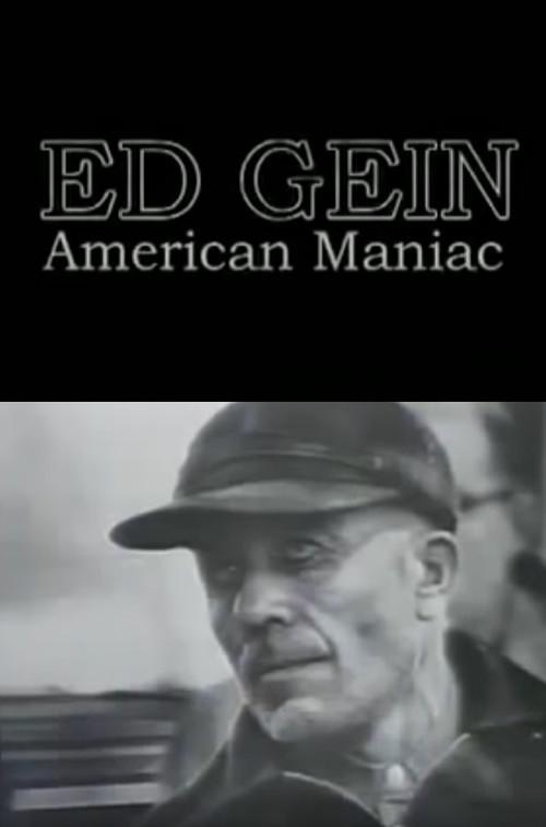 Ed Gein: American Maniac 1993 official movie poster
