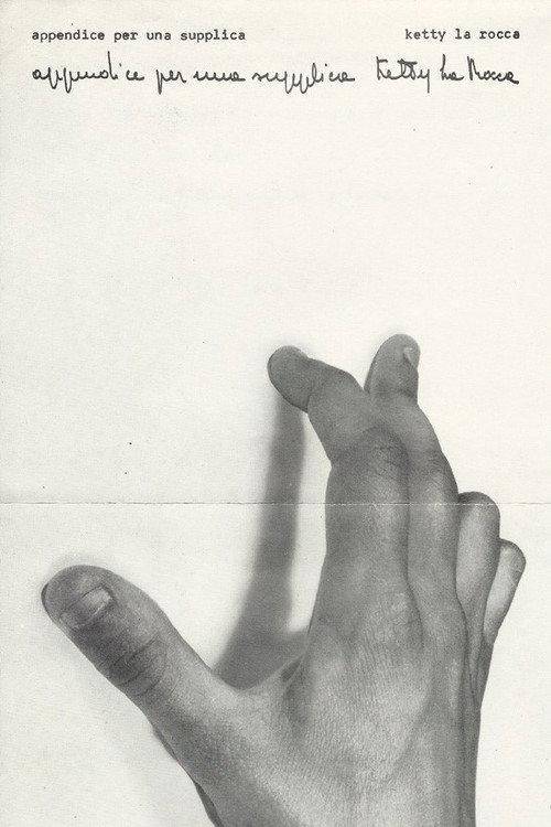 Appendice per una supplica 1972 official movie poster