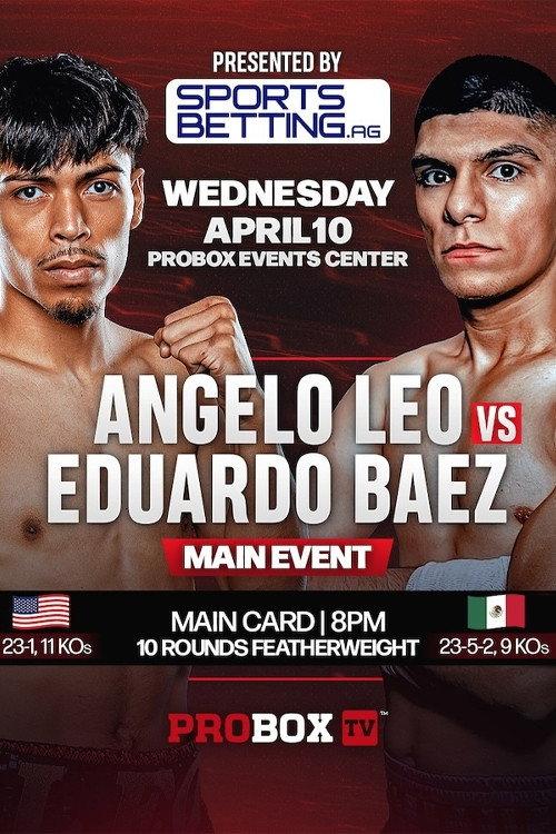 Angelo Leo vs. Eduardo Baez 2024 official movie poster