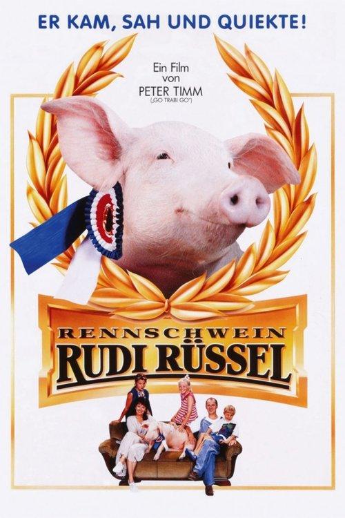 Rudy, the Racing Pig 1995 official movie poster