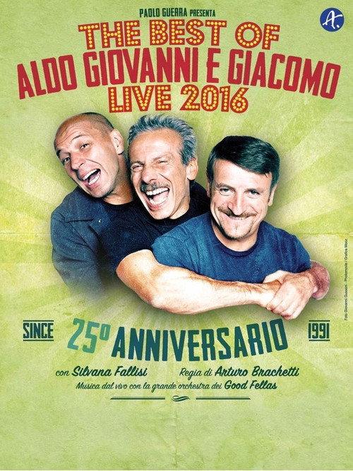 The Best of Aldo Giovanni e Giacomo 2016 official movie poster
