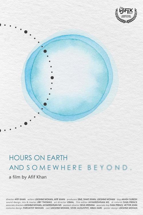 Hours on Earth and Somewhere Beyond 2023 official movie poster