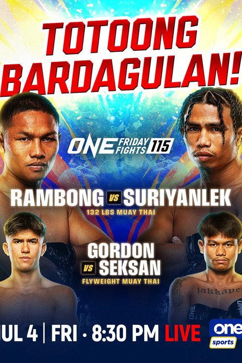 ONE Friday Fights 115: Rambong vs. Suriyanlek 2025 official movie poster