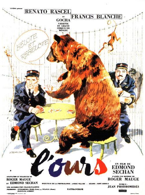 The Bear 1960 official movie poster