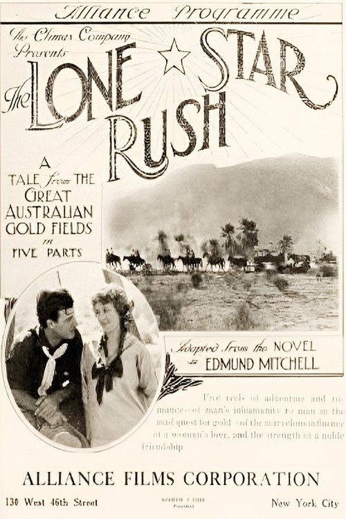 The Lone Star Rush 1915 official movie poster