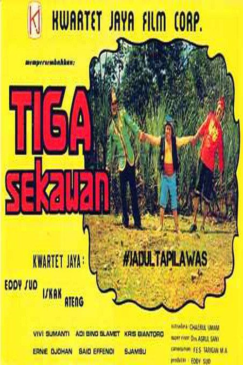 Tiga Sekawan 1975 official movie poster