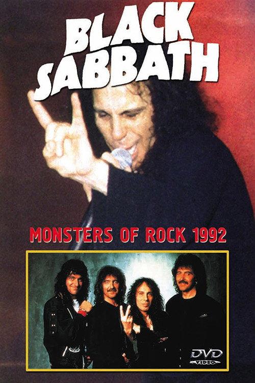 Black Sabbath: Monsters of Rock Italy 1992 official movie poster