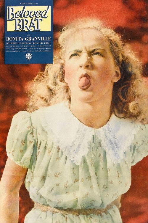 The Beloved Brat 1938 official movie poster
