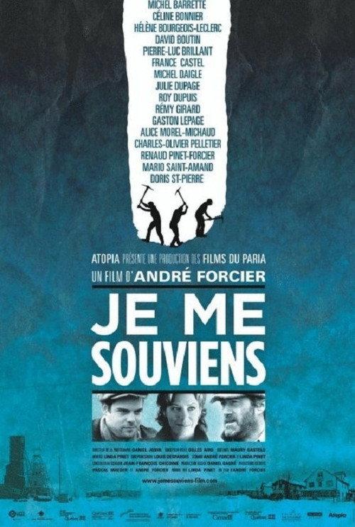 Je me souviens 2009 official movie poster