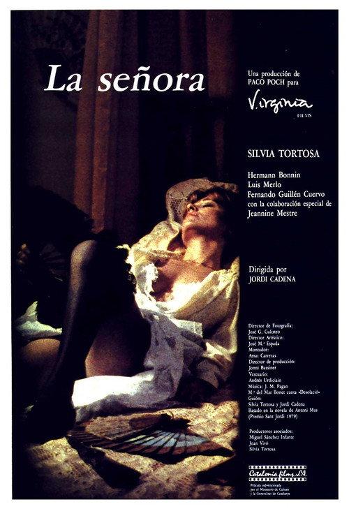 La senyora 1987 official movie poster