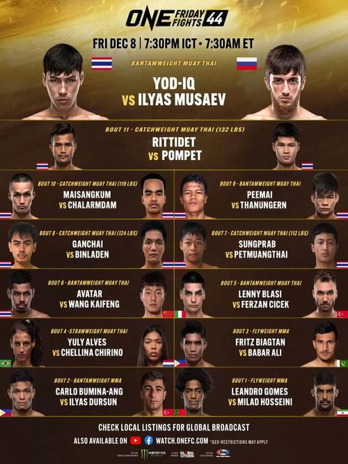 ONE Friday Fights 44: Yod-IQ vs. Musaev 2023 official movie poster