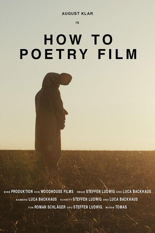 How to Poetry Film 2020 official movie poster