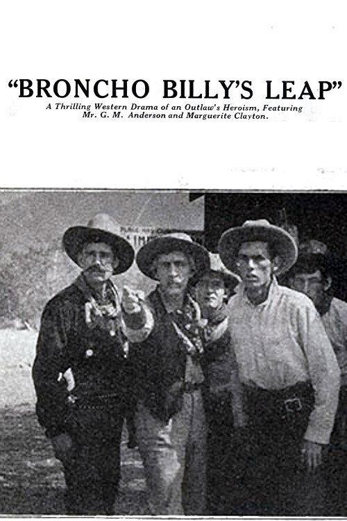 Broncho Billy's Leap 1914 official movie poster