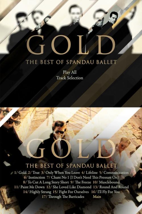 Spandau Ballet - Gold: The Best Video of 2008 official movie poster