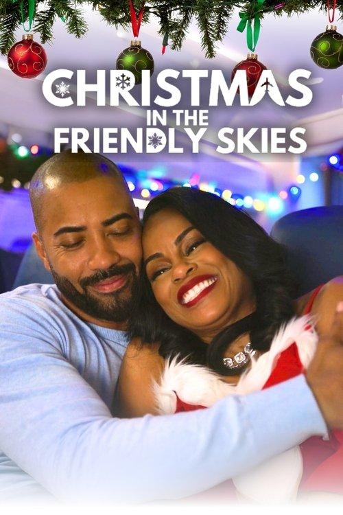 Christmas in the Friendly Skies 2024 official movie poster
