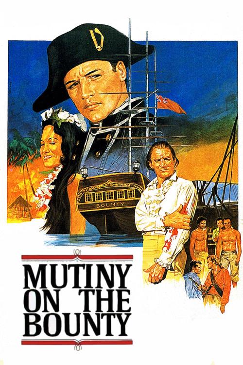Mutiny on the Bounty 1962 official movie poster