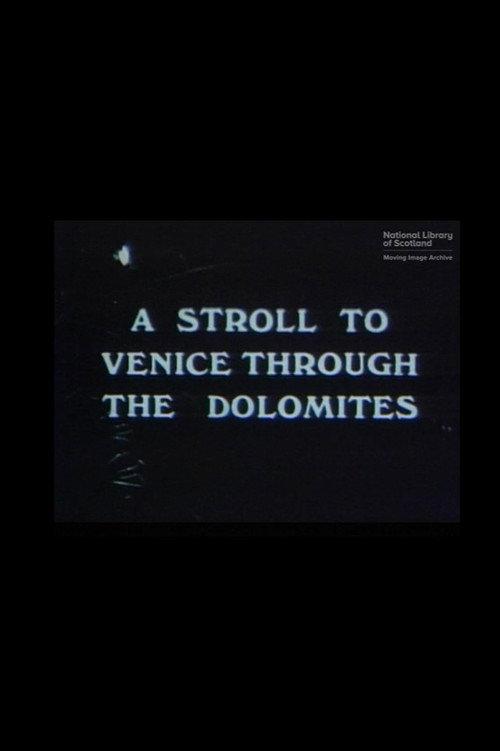 A Stroll To Venice Through The Dolomites 1955 official movie poster