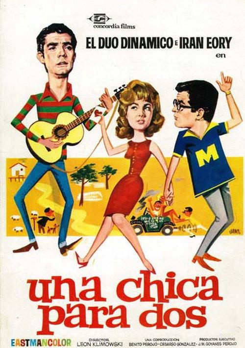 Una chica para dos 1966 official movie poster