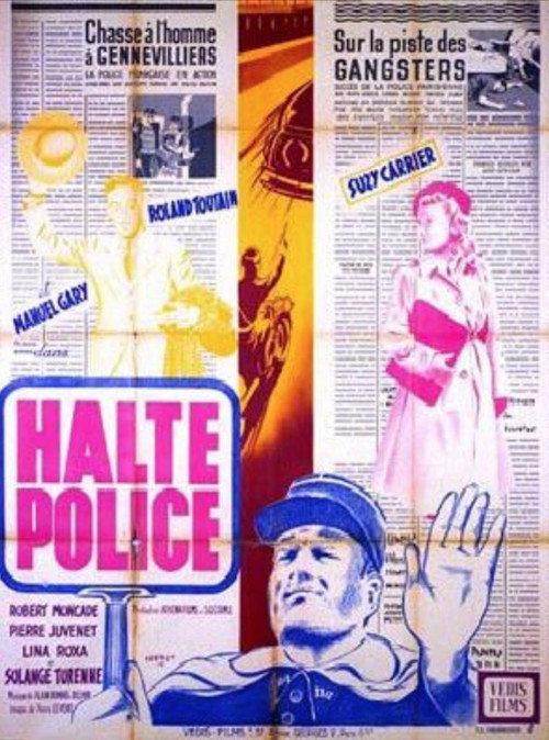 Halte... Police! 1948 official movie poster