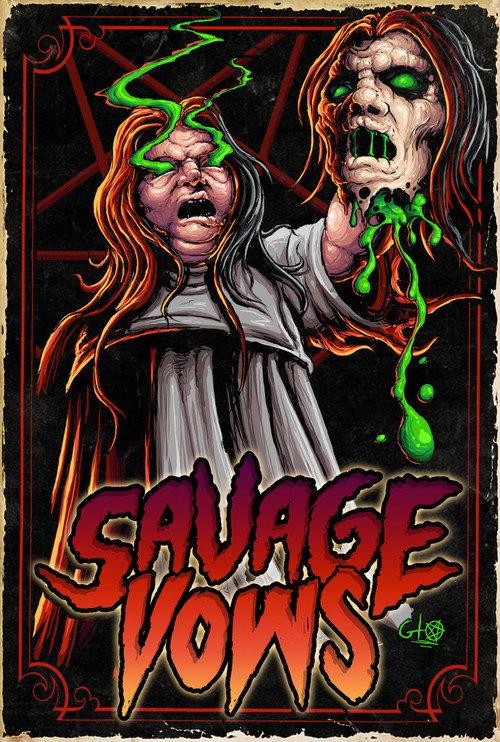 Savage Vows 1995 official movie poster