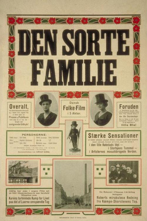 Den sorte Familie 1914 official movie poster