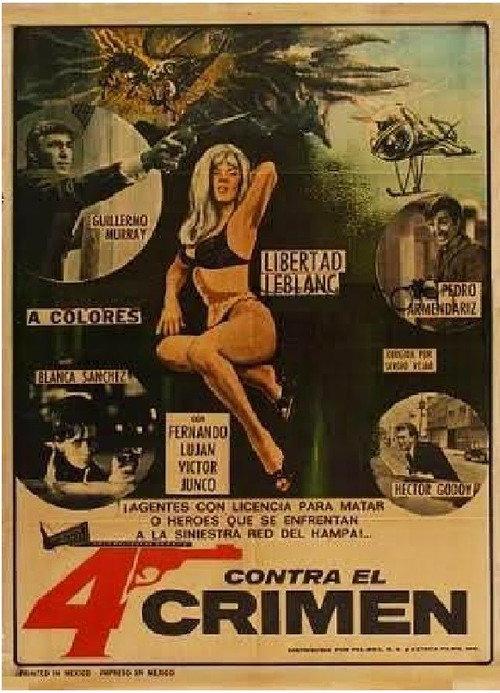 4 Contra el Crimen 1968 official movie poster