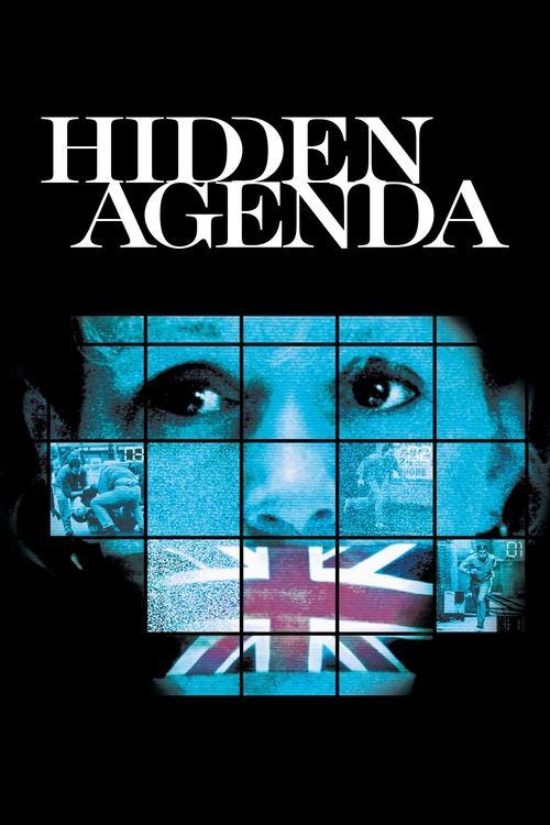 Hidden Agenda 1990 official movie poster