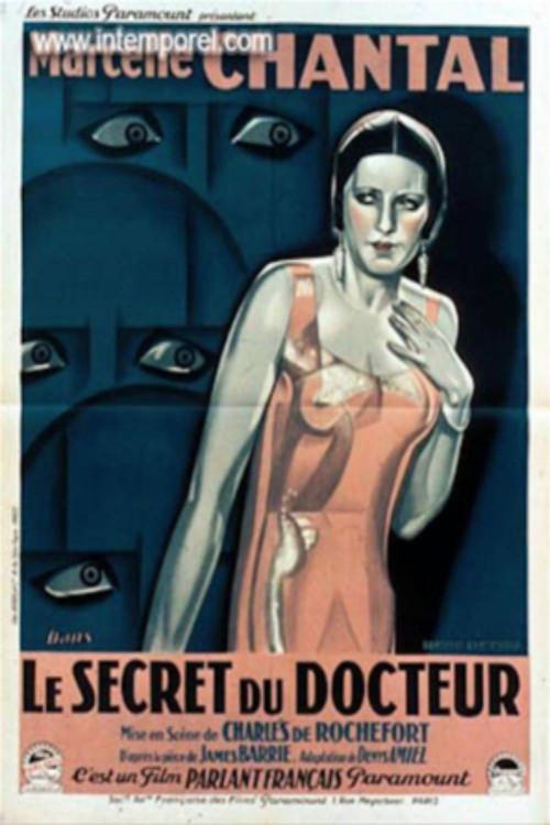 Le secret du docteur 1930 official movie poster