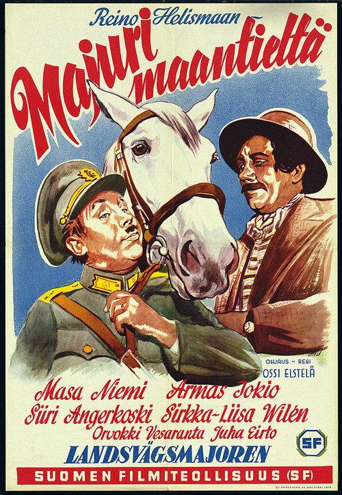 Majuri maantieltä 1954 official movie poster