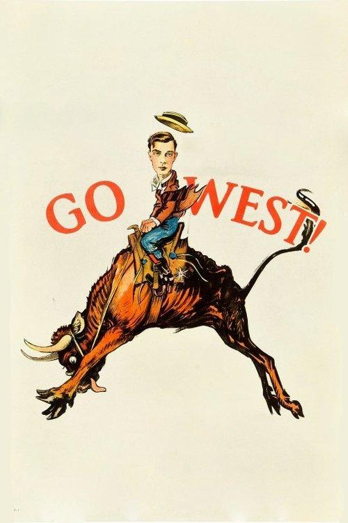 Go West 1925 official movie poster