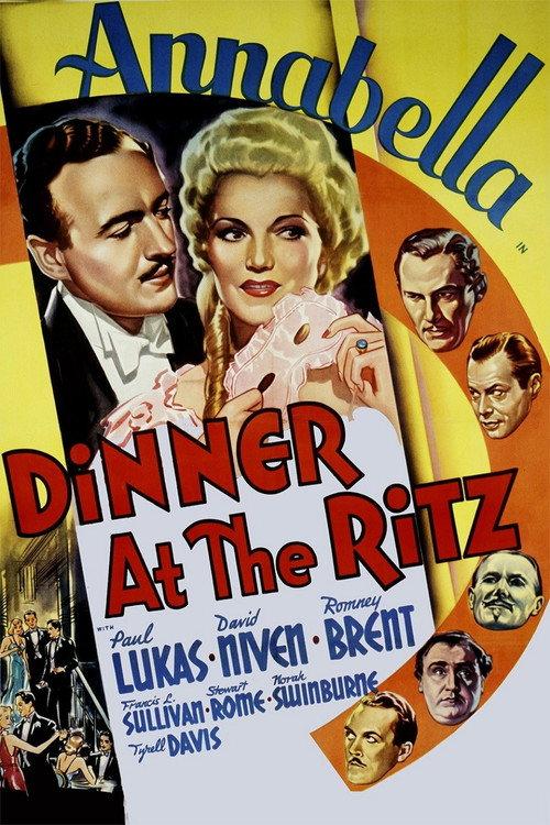 Dinner at the Ritz 1937 official movie poster