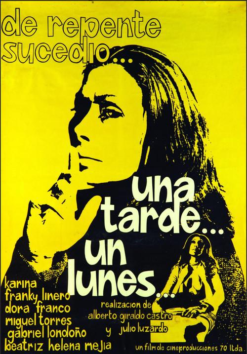 Una tarde un lunes 1971 official movie poster