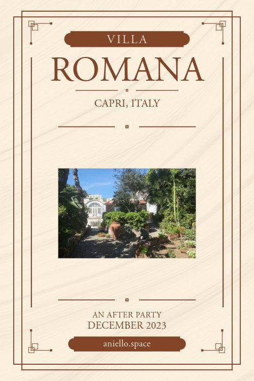 Villa Romana 2023 official movie poster