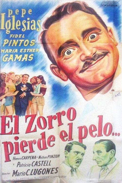 El zorro pierde el pelo 1950 official movie poster