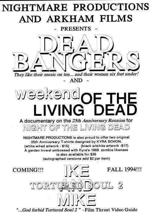 Deadbangers 1994 official movie poster