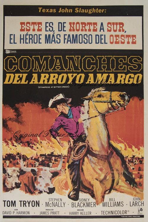 Stampede at Bitter Creek 1962 official movie poster