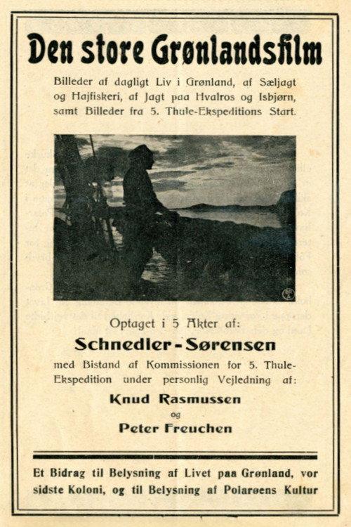 The Great Greenland Film 1922 official movie poster