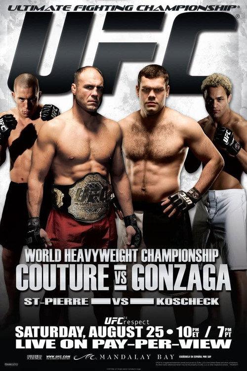 UFC 74: Respect 2007 official movie poster