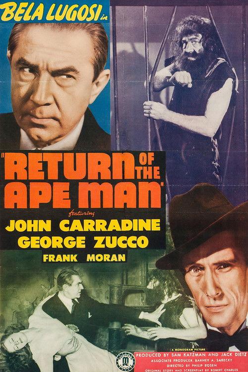 Return of the Ape Man 1944 official movie poster