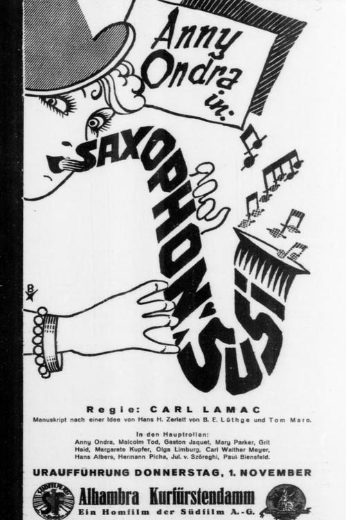 Saxophone Suzy 1928 official movie poster