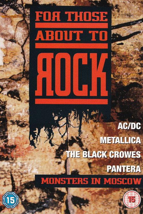 For Those About to Rock - Monsters In Moscow 1992 official movie poster