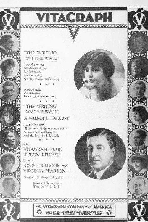 Writing on the Wall 1916 official movie poster