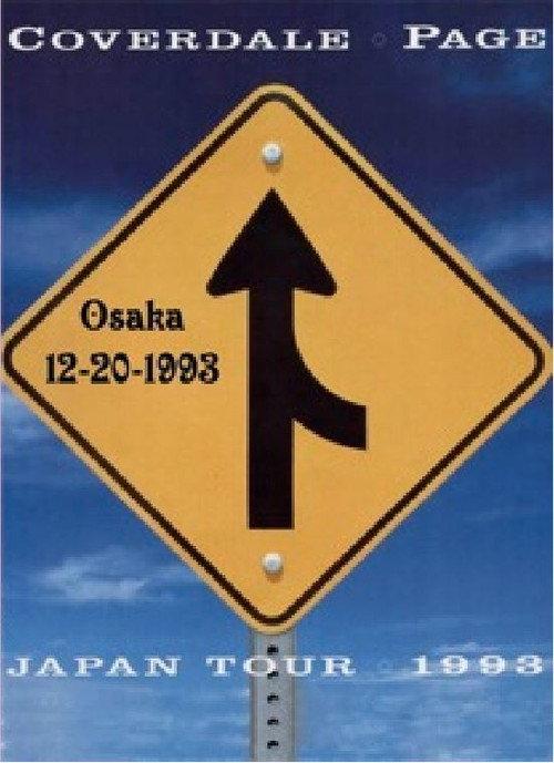 Coverdale & Page - Live In Osaka 1993 official movie poster