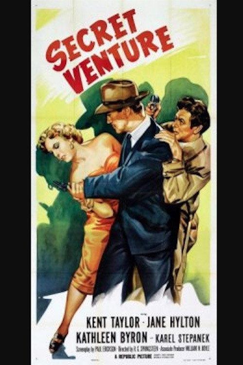 Secret Venture 1955 official movie poster