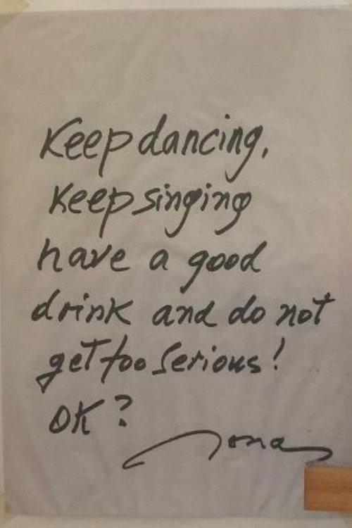 Keep singing: a tribute to Jonas Mekas 2019 official movie poster
