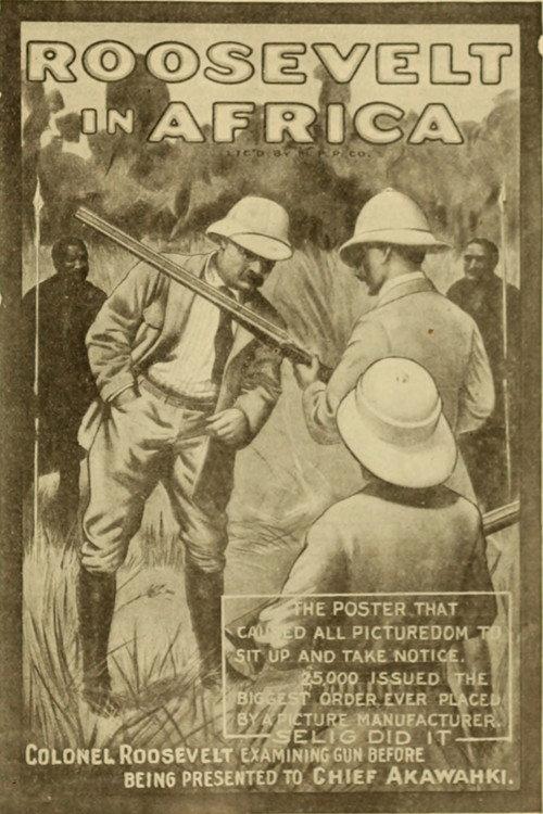 Hunting Big Game in Africa 1909 official movie poster