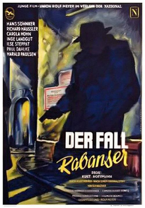 The Rabanser Case 1950 official movie poster