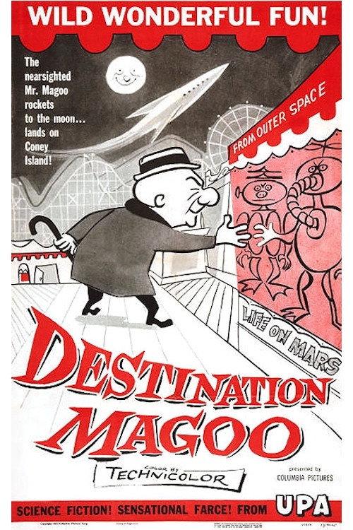 Destination Magoo 1954 official movie poster
