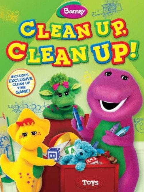 Barney: Clean Up, Clean Up! 2012 official movie poster