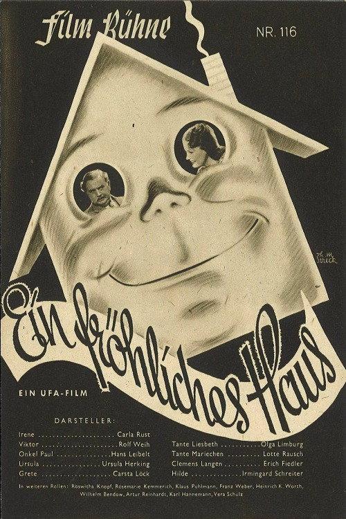 A Cheerful House 1944 official movie poster